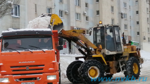 Уборка и вывоз снега на территории г.о. Новокуйбышевск