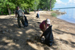 120 человек убирали 1200 м береговой линии р. Волга и собрали 250 мешков мусора!