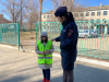 Госавтоинспекторы Новокуйбышевска провели профилактическое мероприятие «Мой безопасный путь» с учащимися МБОУ ООШ № 17
