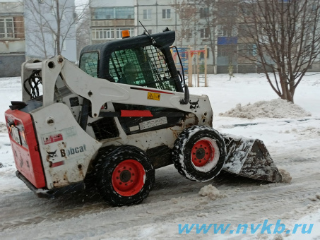 Уборка снега в Новокуйбышевске 