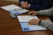  Сегодня в администрации города был подписан договор между главой города Сергеем Марковым и директором ООО "Волжские Термы" Виталием Неменовым.